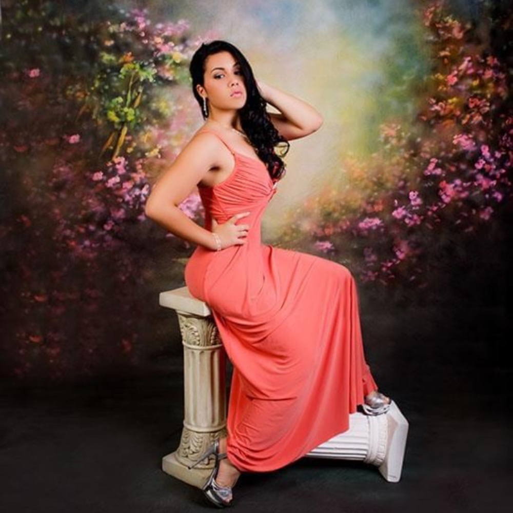 Formal Coral Dress